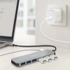 LogiLink Hub 7 portów USB3.2 USB-A, 5 Gbps, 20W PD